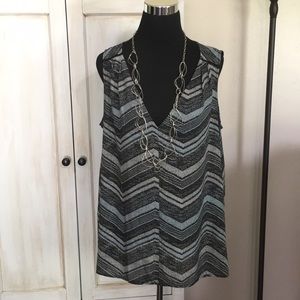 Torrid Sleeveless V Neck Top